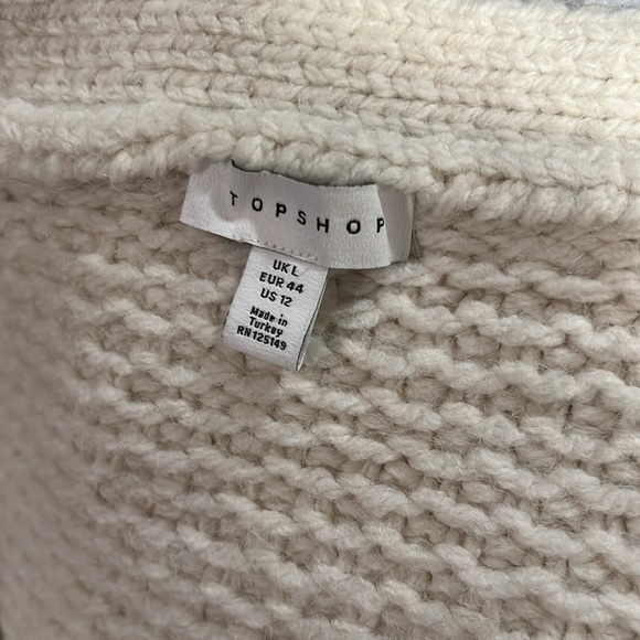 TOPSHOP WRAP SWEATER / CARDIGAN - Picture 6 of 8